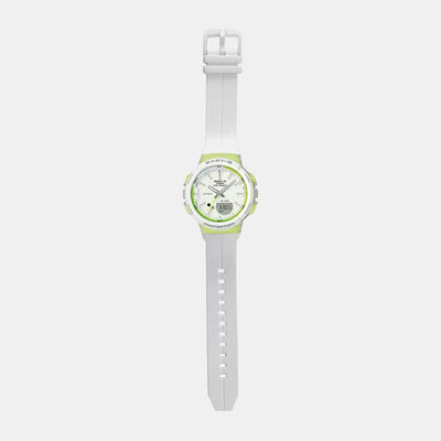 Baby-G Women Quartz White Dial Analog-Digital Resin Watch BX098