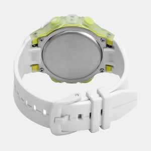Baby-G Women Quartz White Dial Analog-Digital Resin Watch BX098