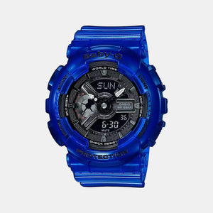 Baby-G Women Quartz Black Dial Analog-Digital Resin Watch BX103