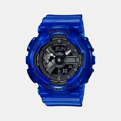 Baby-G Women Quartz Black Dial Analog-Digital Resin Watch BX103
