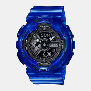 Baby-G Women Quartz Black Dial Analog-Digital Resin Watch BX103