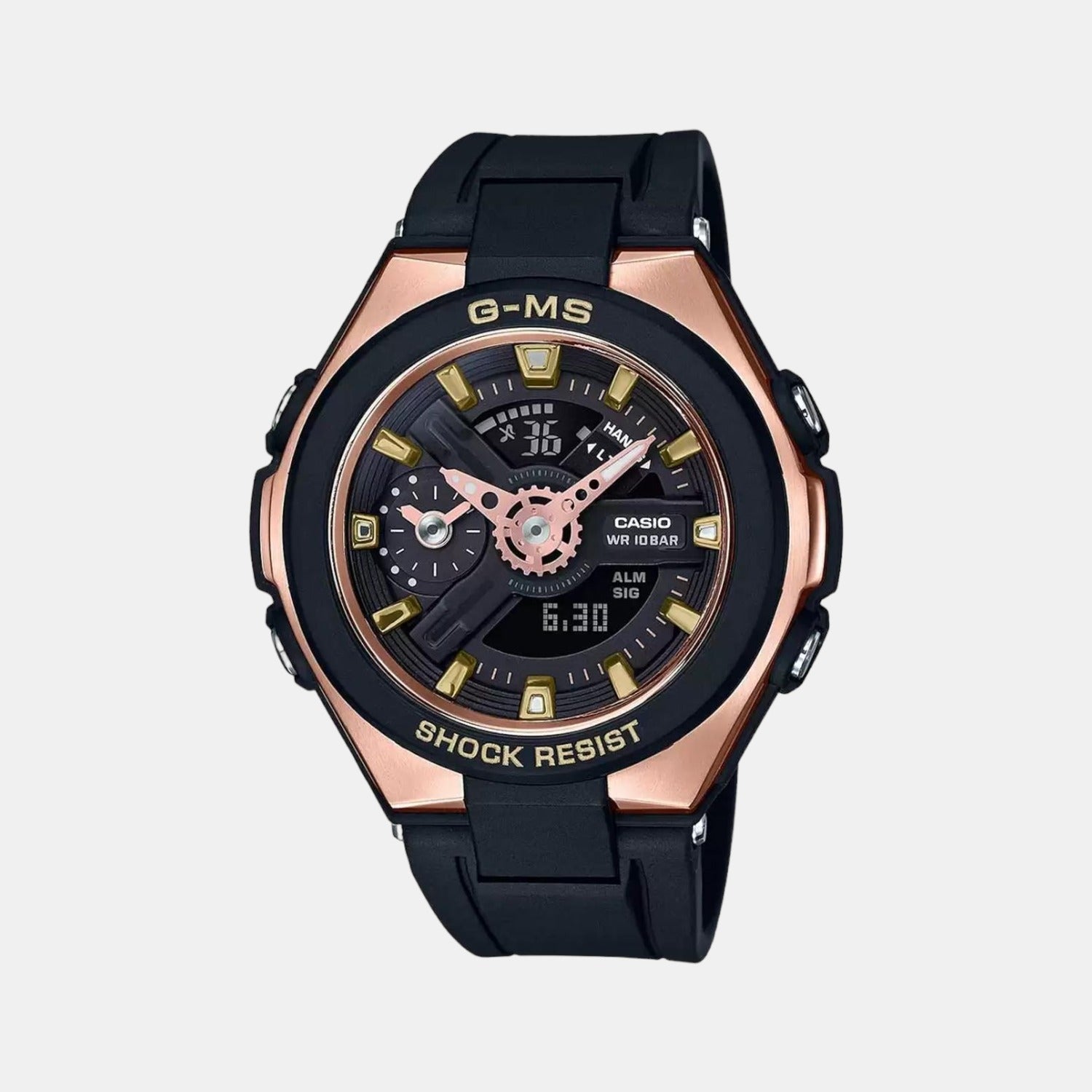 Baby-G Women Quartz Black Dial Analog-Digital Resin Watch BX108