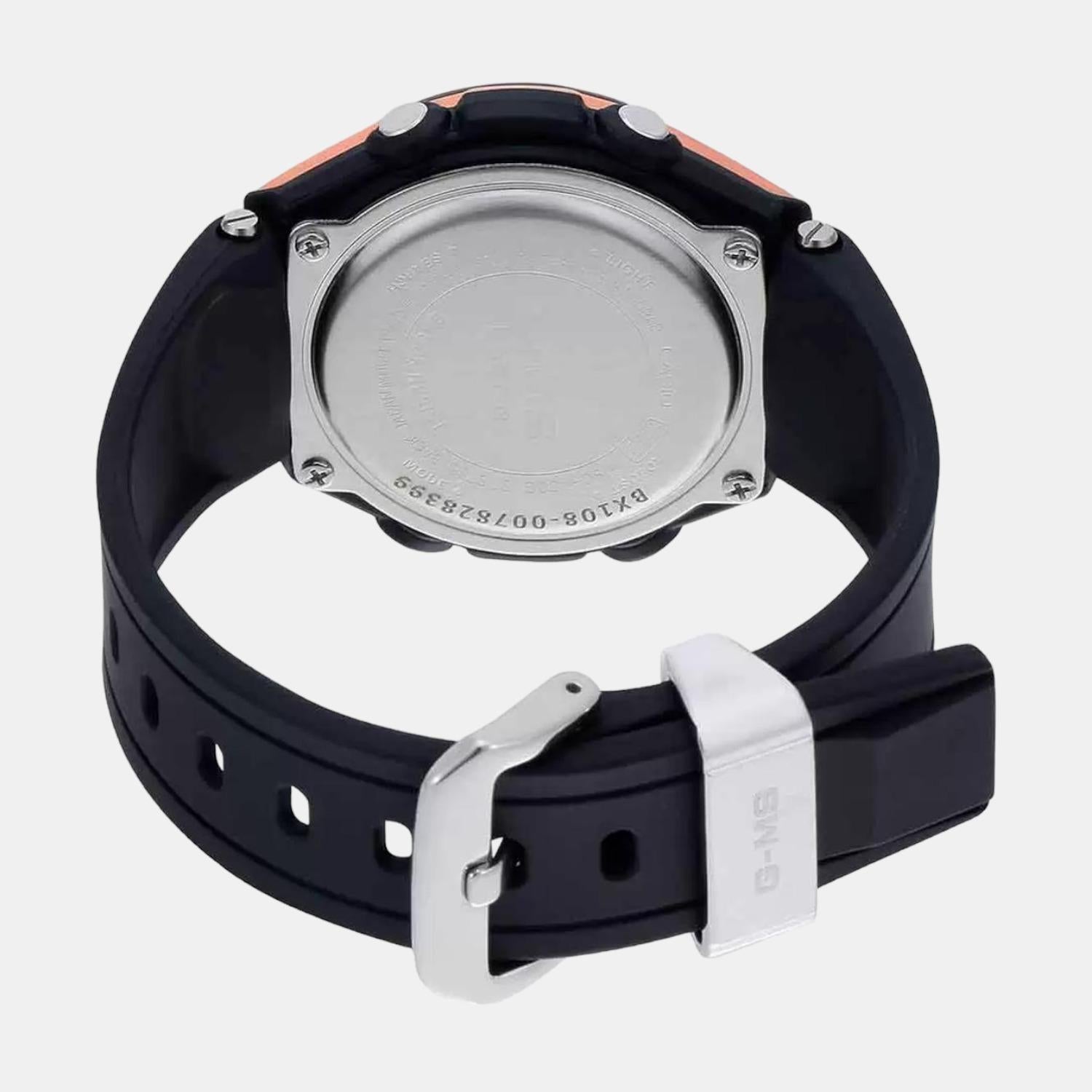 Baby-G Women Quartz Black Dial Analog-Digital Resin Watch BX108