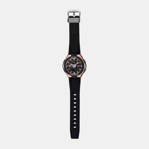 Baby-G Women Quartz Black Dial Analog-Digital Resin Watch BX108