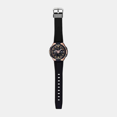 Baby-G Women Quartz Black Dial Analog-Digital Resin Watch BX108