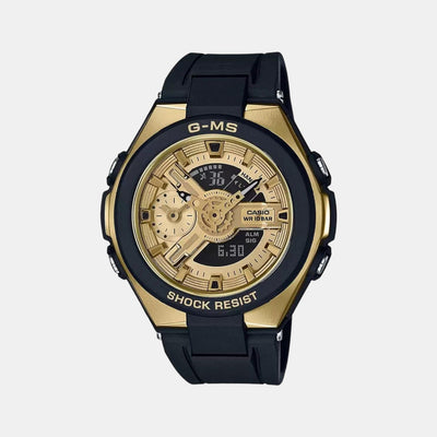 Baby-G Women Quartz Gold Dial Analog-Digital Resin Watch BX109