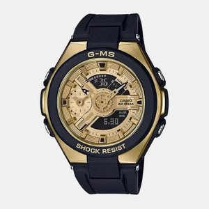 Baby-G Women Quartz Gold Dial Analog-Digital Resin Watch BX109