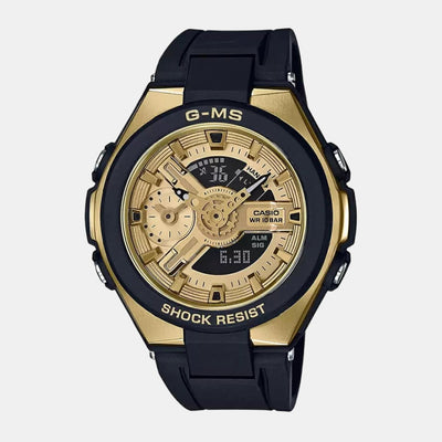 Baby-G Women Quartz Gold Dial Analog-Digital Resin Watch BX109