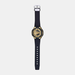 Baby-G Women Quartz Gold Dial Analog-Digital Resin Watch BX109