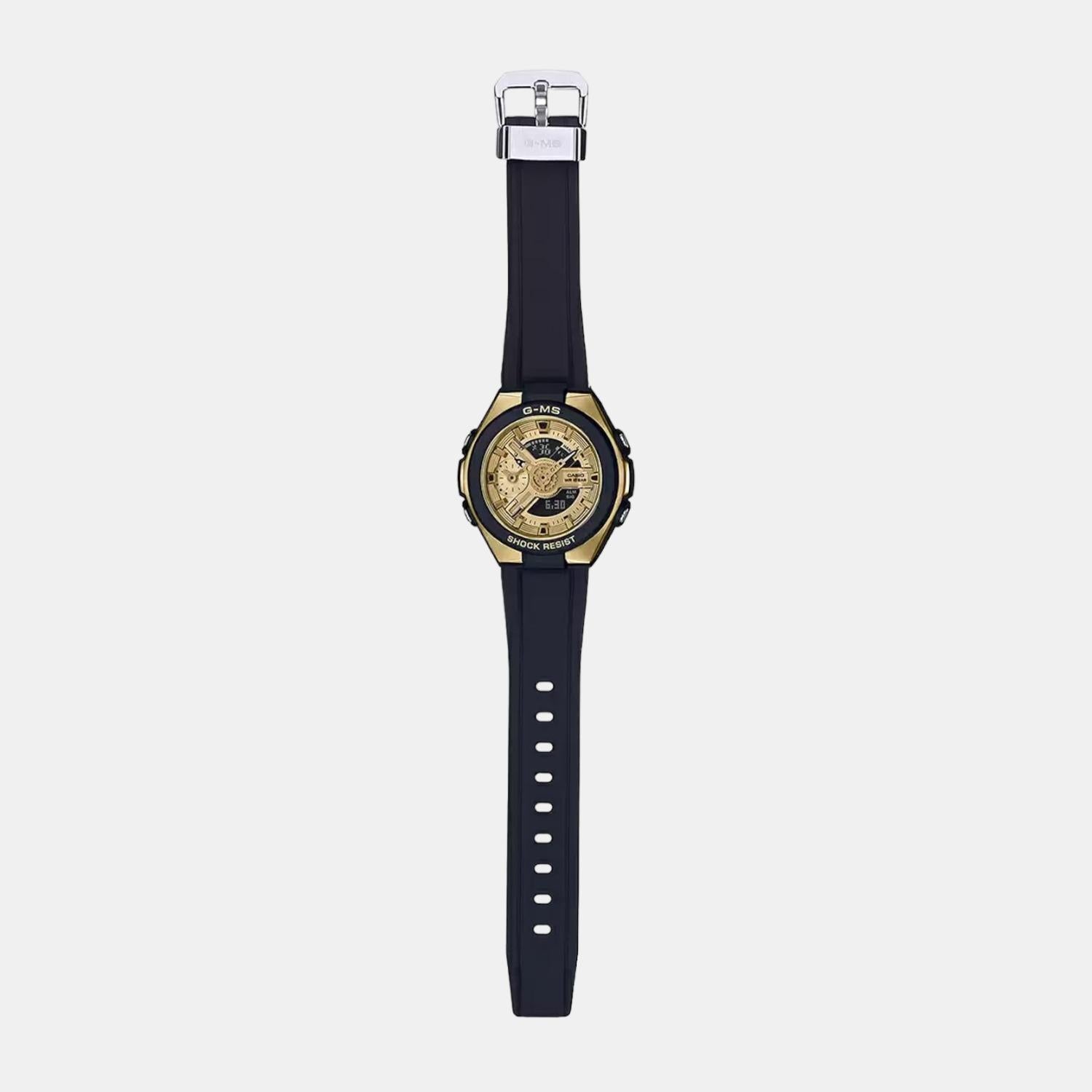 Baby-G Women Quartz Gold Dial Analog-Digital Resin Watch BX109