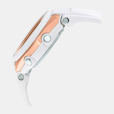 Baby-G Women Quartz White Dial Analog-Digital Resin Watch BX110