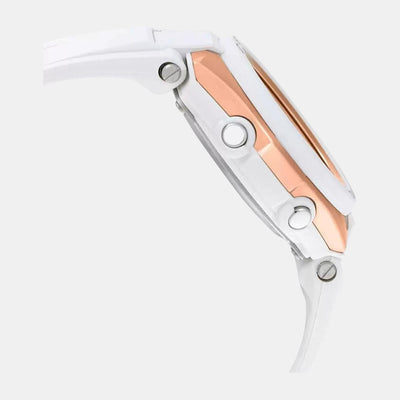 Baby-G Women Quartz White Dial Analog-Digital Resin Watch BX110