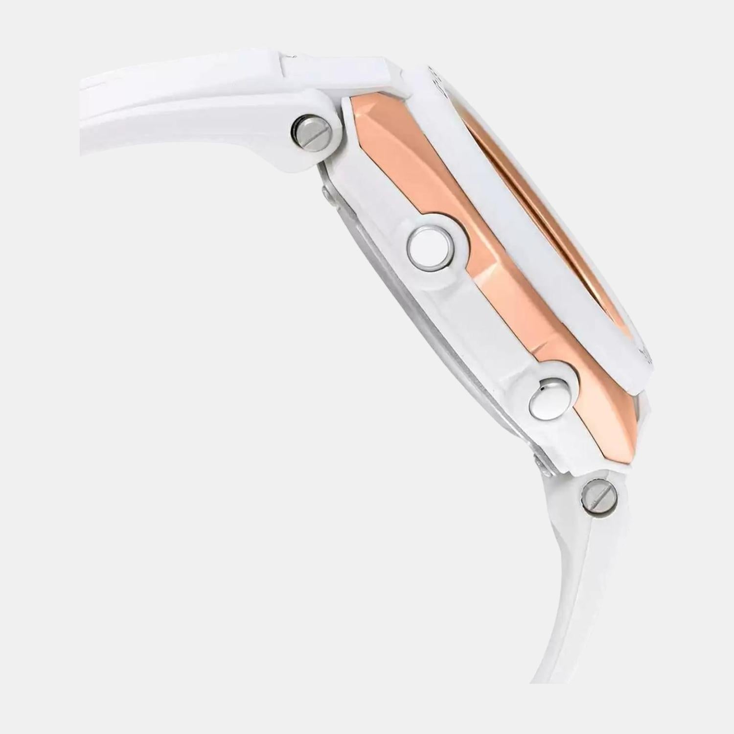 Baby-G Women Quartz White Dial Analog-Digital Resin Watch BX110