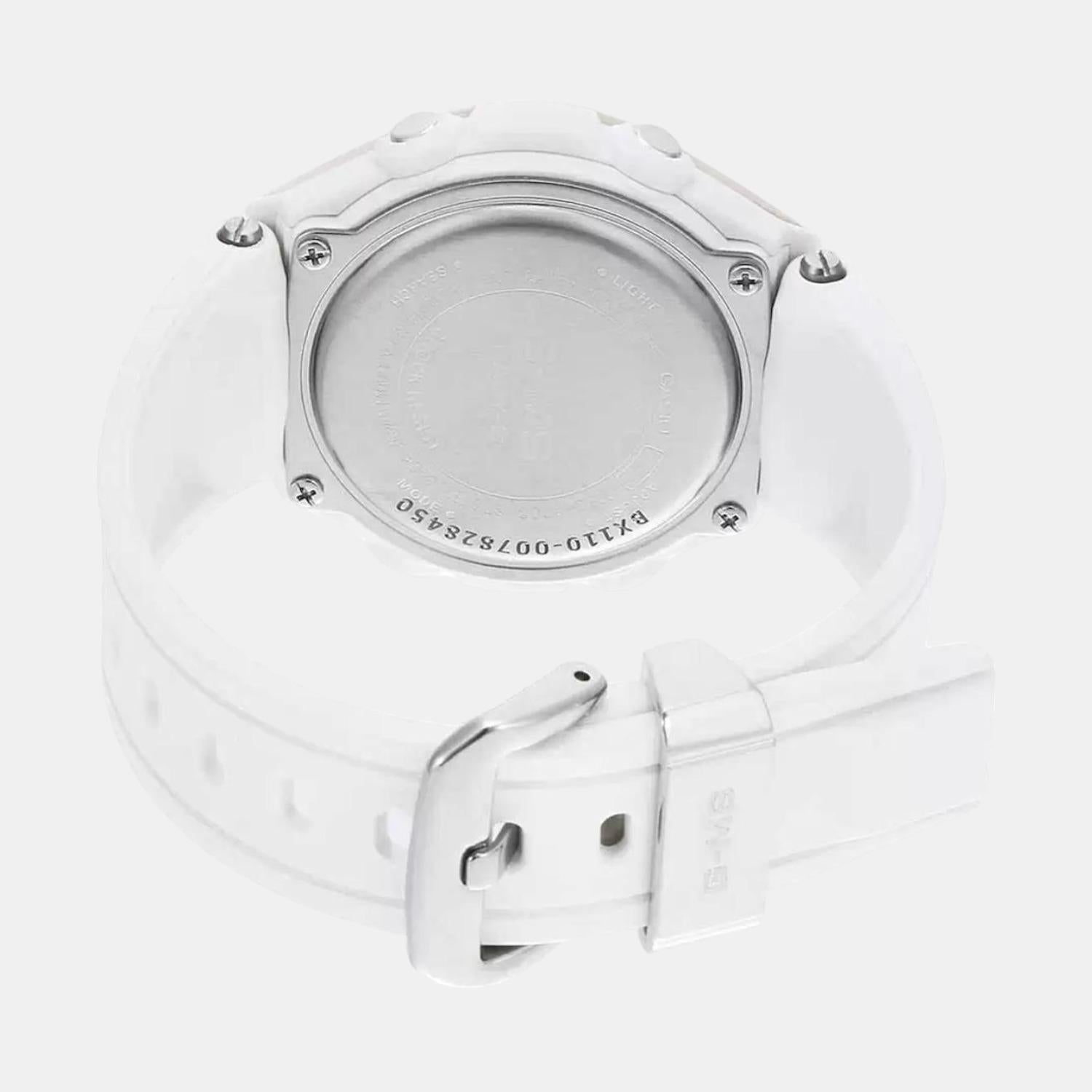 Baby-G Women Quartz White Dial Analog-Digital Resin Watch BX110