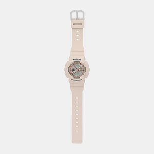 Baby-G Women Quartz Gold Dial Analog-Digital Resin Watch BX123