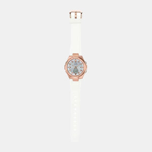 Baby-G Women Quartz White Dial Analog-Digital Resin Watch BX129