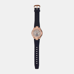 Baby-G Women Quartz Rose Gold Dial Analog-Digital Resin Watch BX130