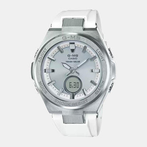 Baby-G Women Quartz Silver Dial Analog-Digital Stainless Steel Watch BX132