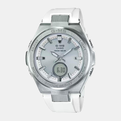 Baby-G Women Quartz Silver Dial Analog-Digital Stainless Steel Watch BX132