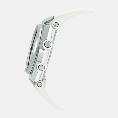 Baby-G Women Quartz Silver Dial Analog-Digital Stainless Steel Watch BX132