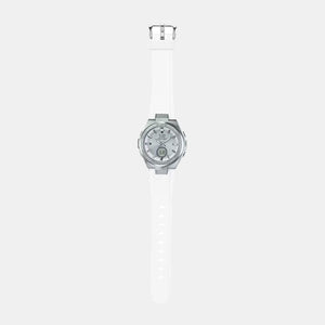 Baby-G Women Quartz Silver Dial Analog-Digital Stainless Steel Watch BX132
