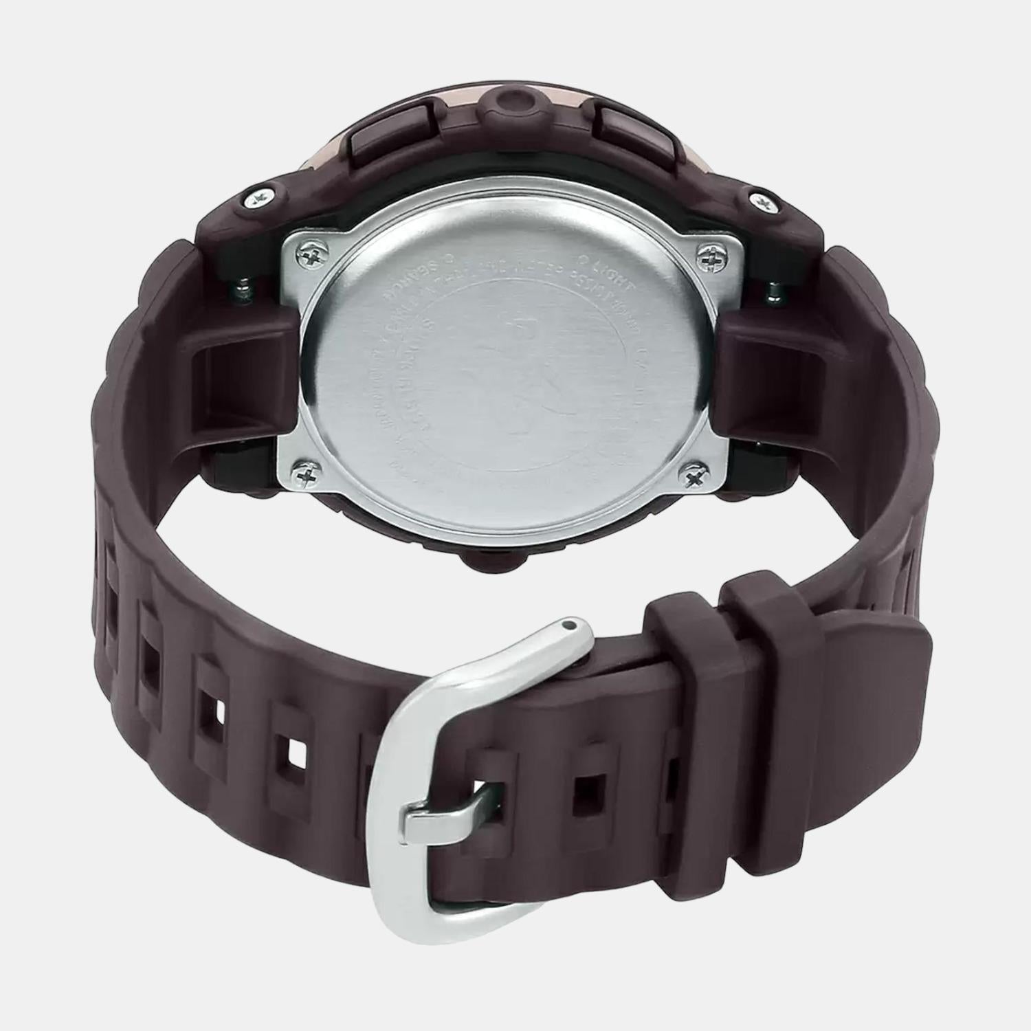 Baby-G Women Quartz Rose Gold Dial Analog-Digital Resin Watch BX138