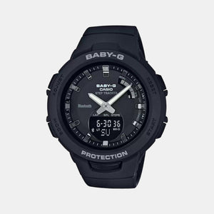 Baby-G Women Quartz Black Dial Analog-Digital Resin Watch BX145