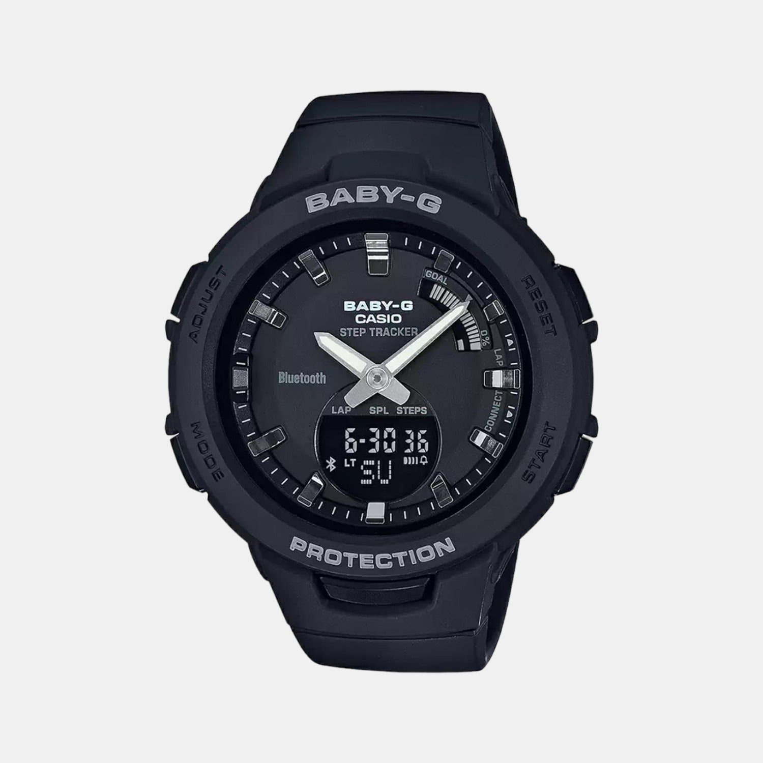 Baby-G Women Quartz Black Dial Analog-Digital Resin Watch BX145