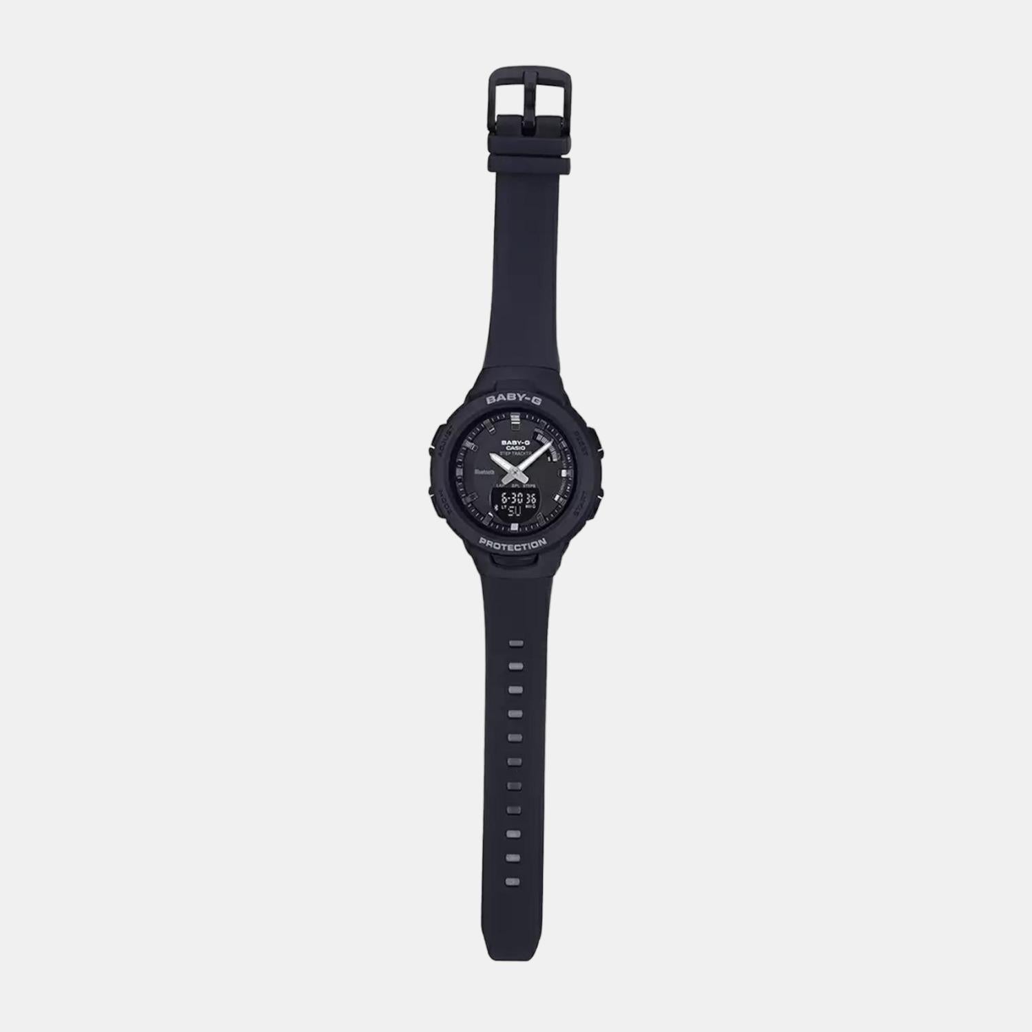 Baby-G Women Quartz Black Dial Analog-Digital Resin Watch BX145
