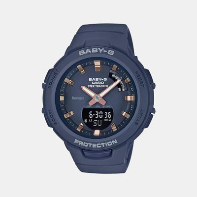 Baby-G Women Quartz Black Dial Analog-Digital Resin Watch BX146
