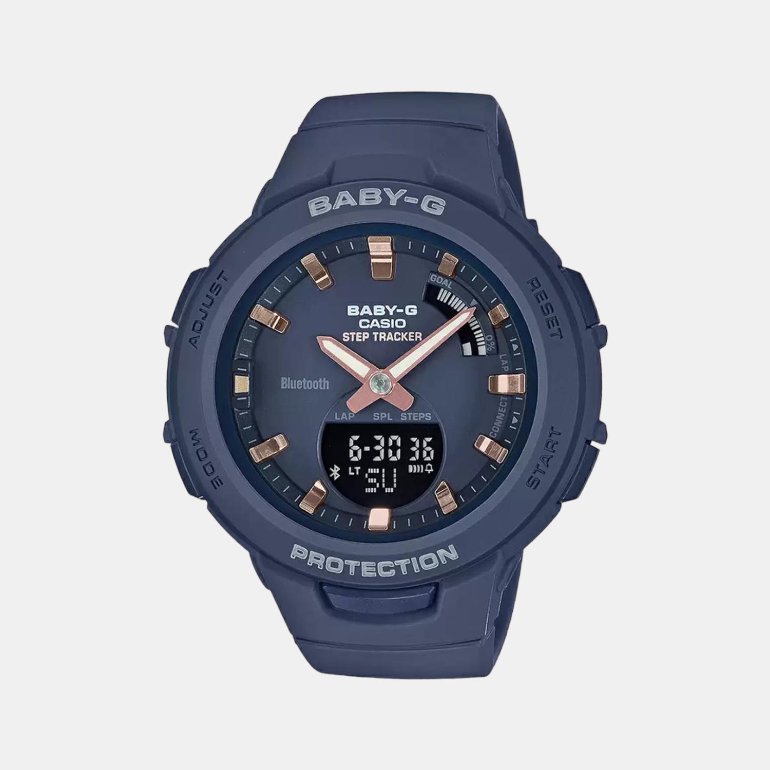 Baby-G Women Quartz Black Dial Analog-Digital Resin Watch BX146