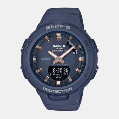 Baby-G Women Quartz Black Dial Analog-Digital Resin Watch BX146