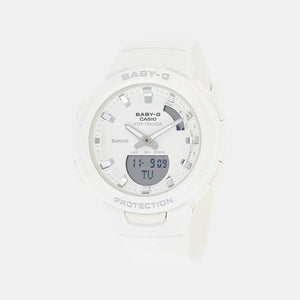 Baby-G Women Quartz White Dial Analog-Digital Resin Watch BX149