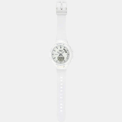 Baby-G Women Quartz White Dial Analog-Digital Resin Watch BX149