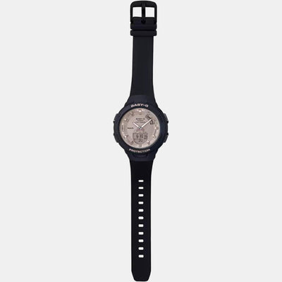 Baby-G Women Quartz Rose Gold Dial Analog-Digital Resin Watch BX163