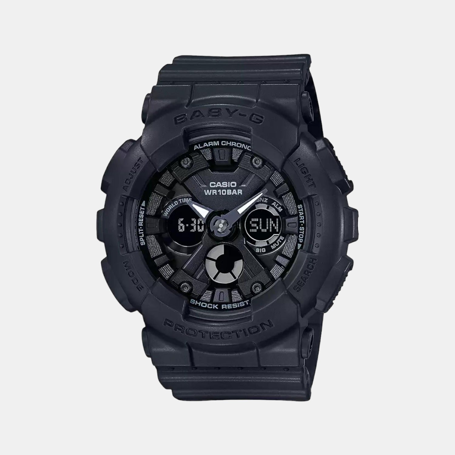 Baby-G Women Quartz Black Dial Analog-Digital Resin Watch BX166