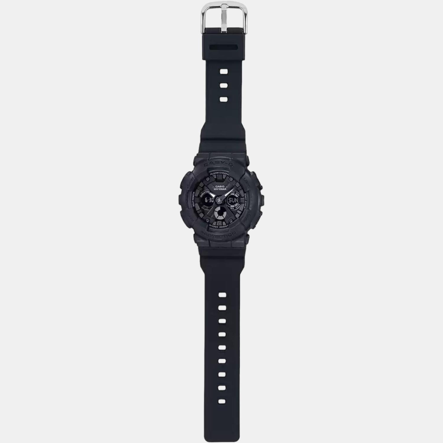 Baby-G Women Quartz Black Dial Analog-Digital Resin Watch BX166