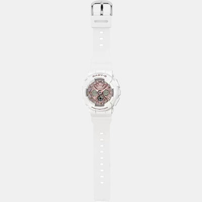 Baby-G Women Quartz Pink Dial Analog-Digital Resin Watch BX168
