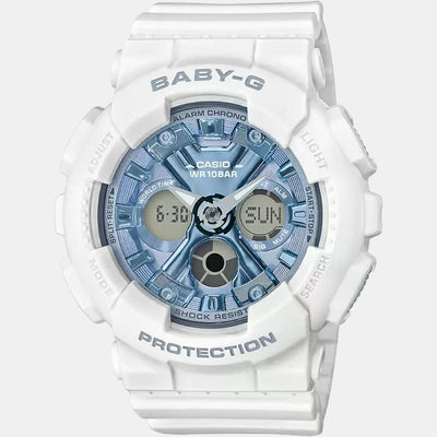 Baby-G Women Quartz Blue Dial Analog-Digital Resin Watch BX169