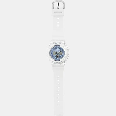 Baby-G Women Quartz Blue Dial Analog-Digital Resin Watch BX169