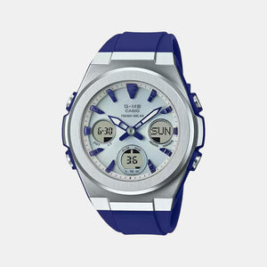 Baby-G Women Quartz Silver Dial Analog-Digital Resin Watch BX184