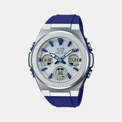 Baby-G Women Quartz Silver Dial Analog-Digital Resin Watch BX184