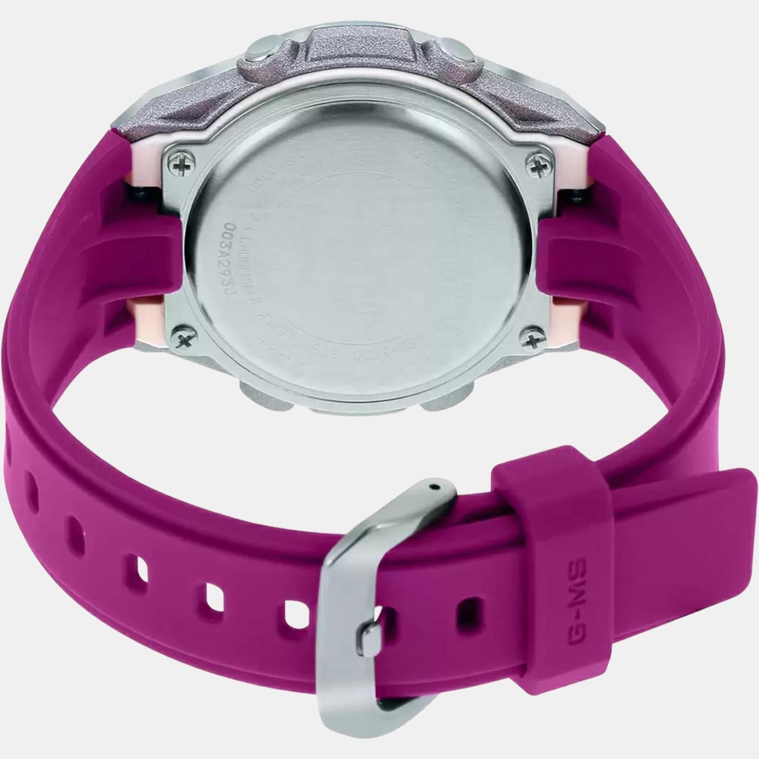 Baby-G Women Quartz Silver Dial Analog-Digital Resin Watch BX185