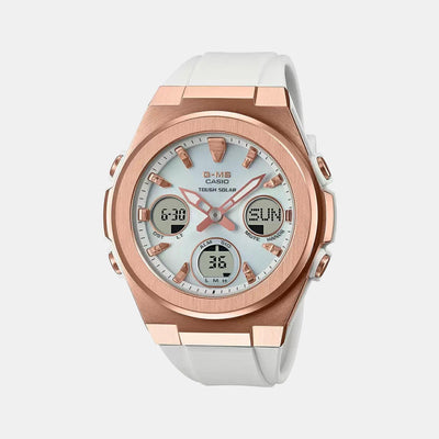 Baby-G Women Quartz Silver Dial Analog-Digital Resin Watch BX187
