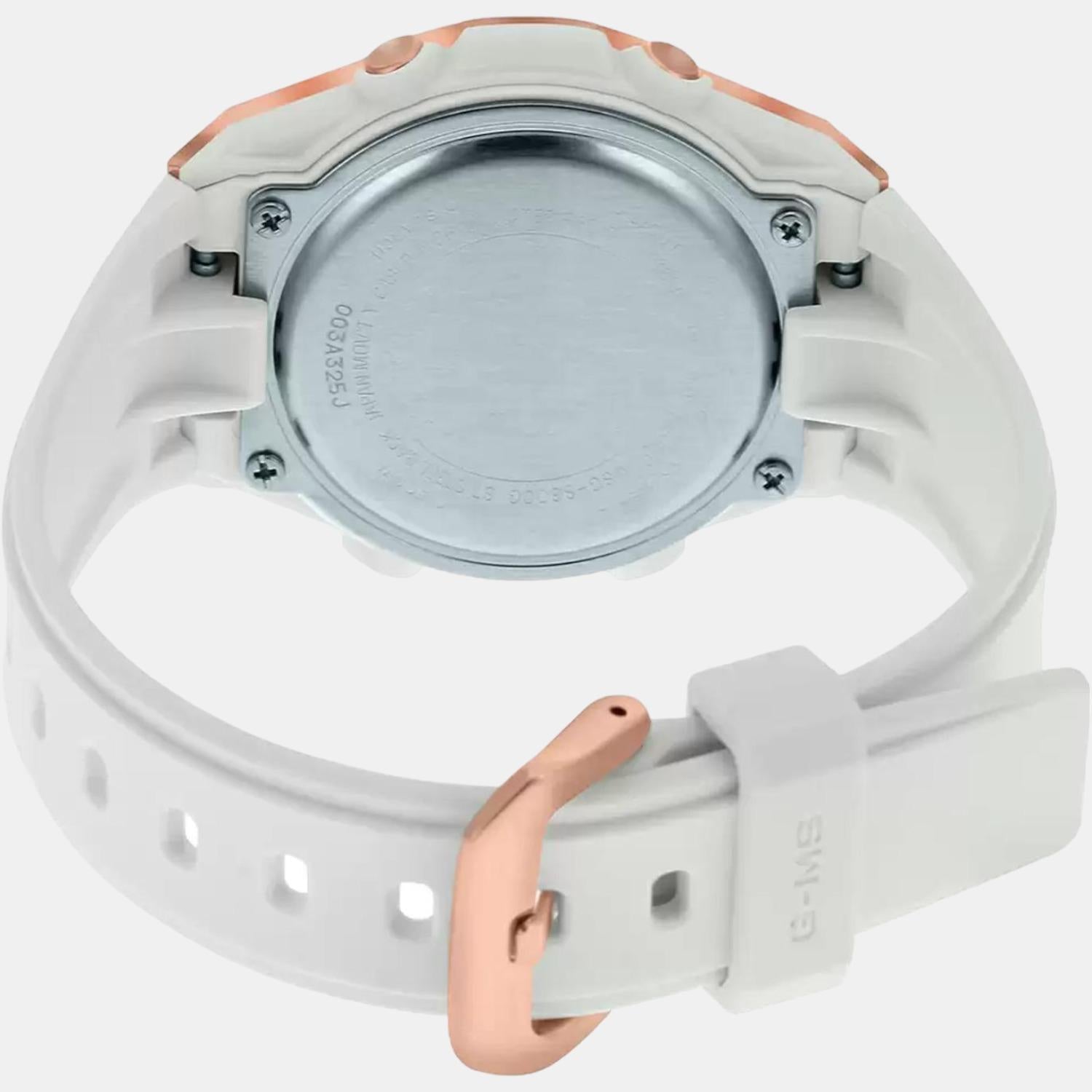 Baby-G Women Quartz Silver Dial Analog-Digital Resin Watch BX187