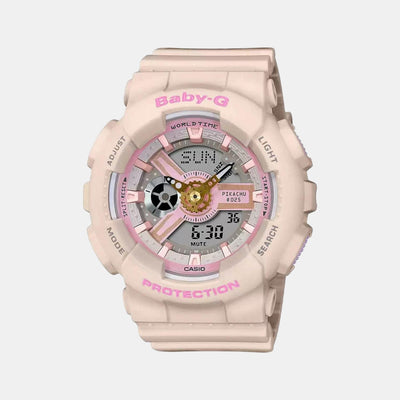 Baby-G Women Quartz Two Tone Dial Analog-Digital Resin Watch BX188