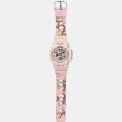 Baby-G Women Quartz Two Tone Dial Analog-Digital Resin Watch BX188