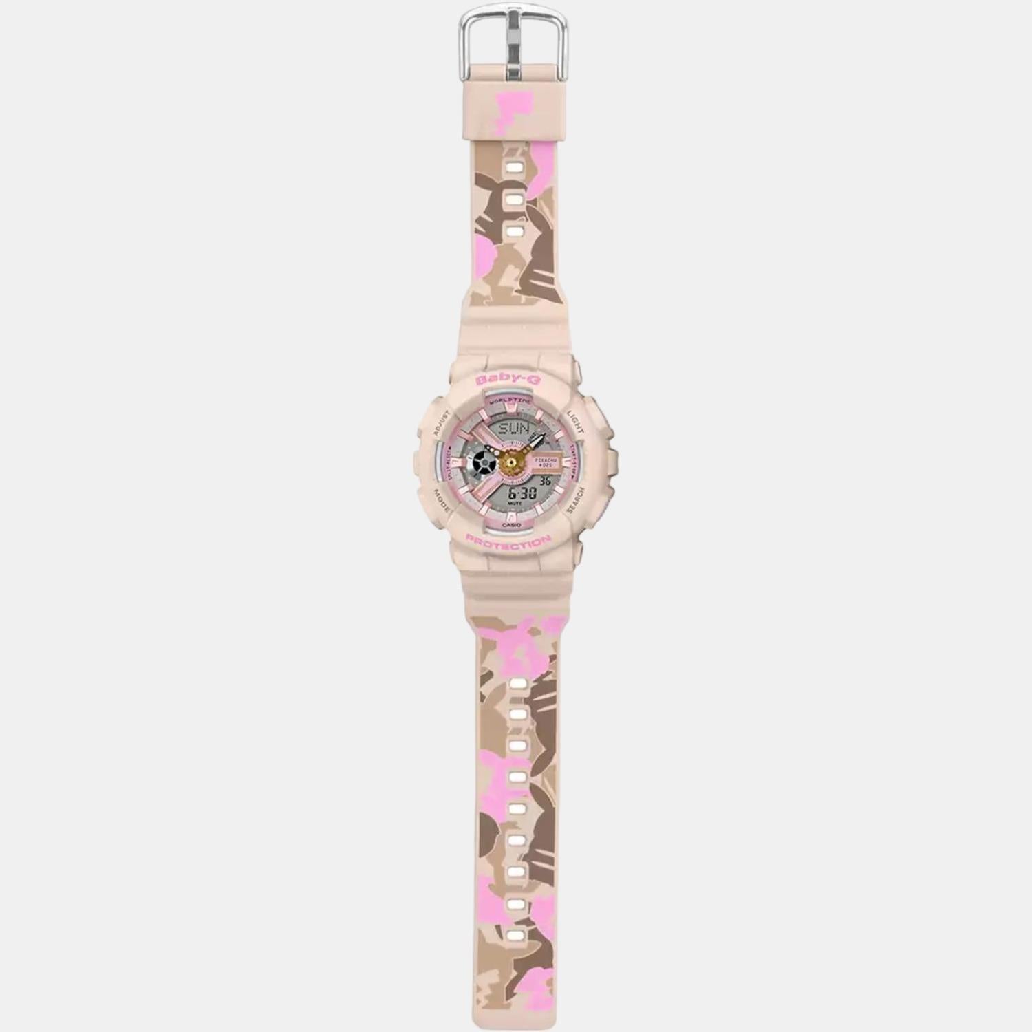 Baby-G Women Quartz Two Tone Dial Analog-Digital Resin Watch BX188