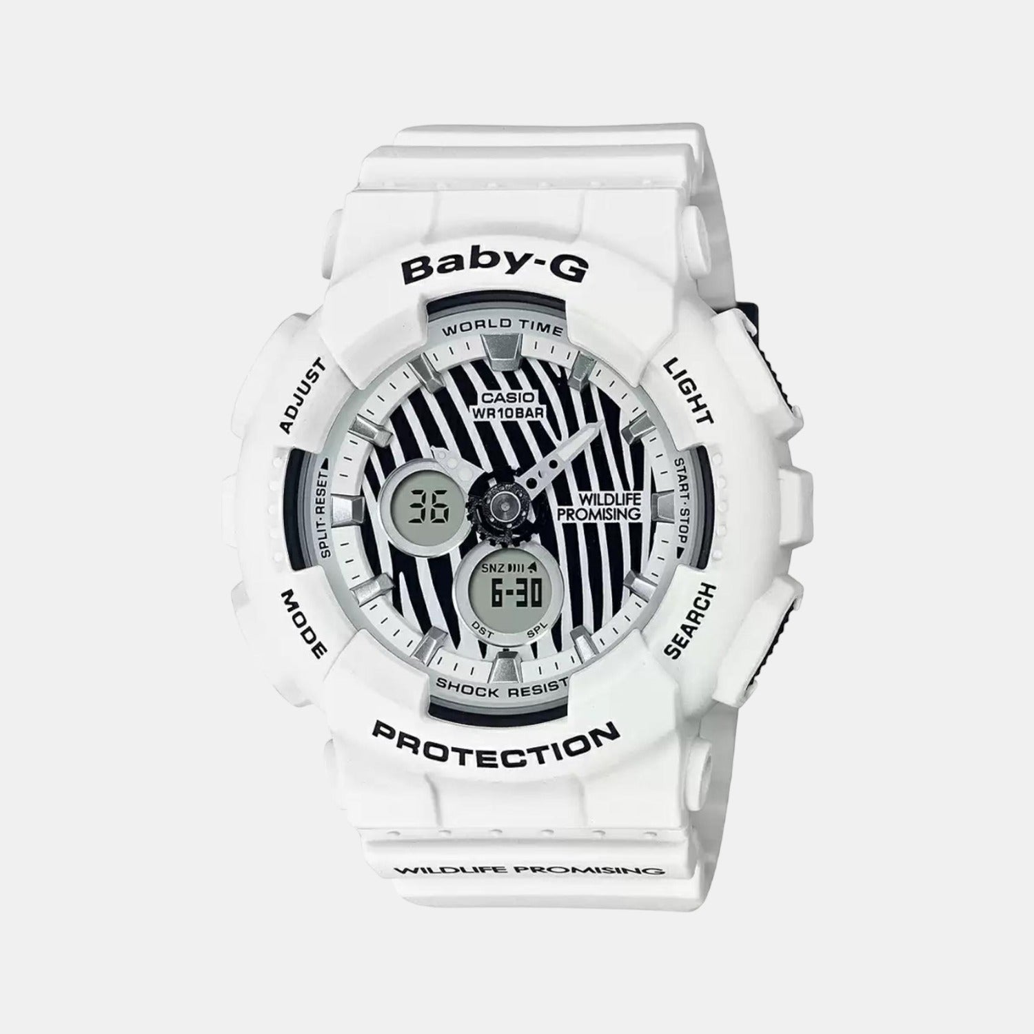 Baby-G Women Quartz Black Dial Analog-Digital Resin Watch BX197