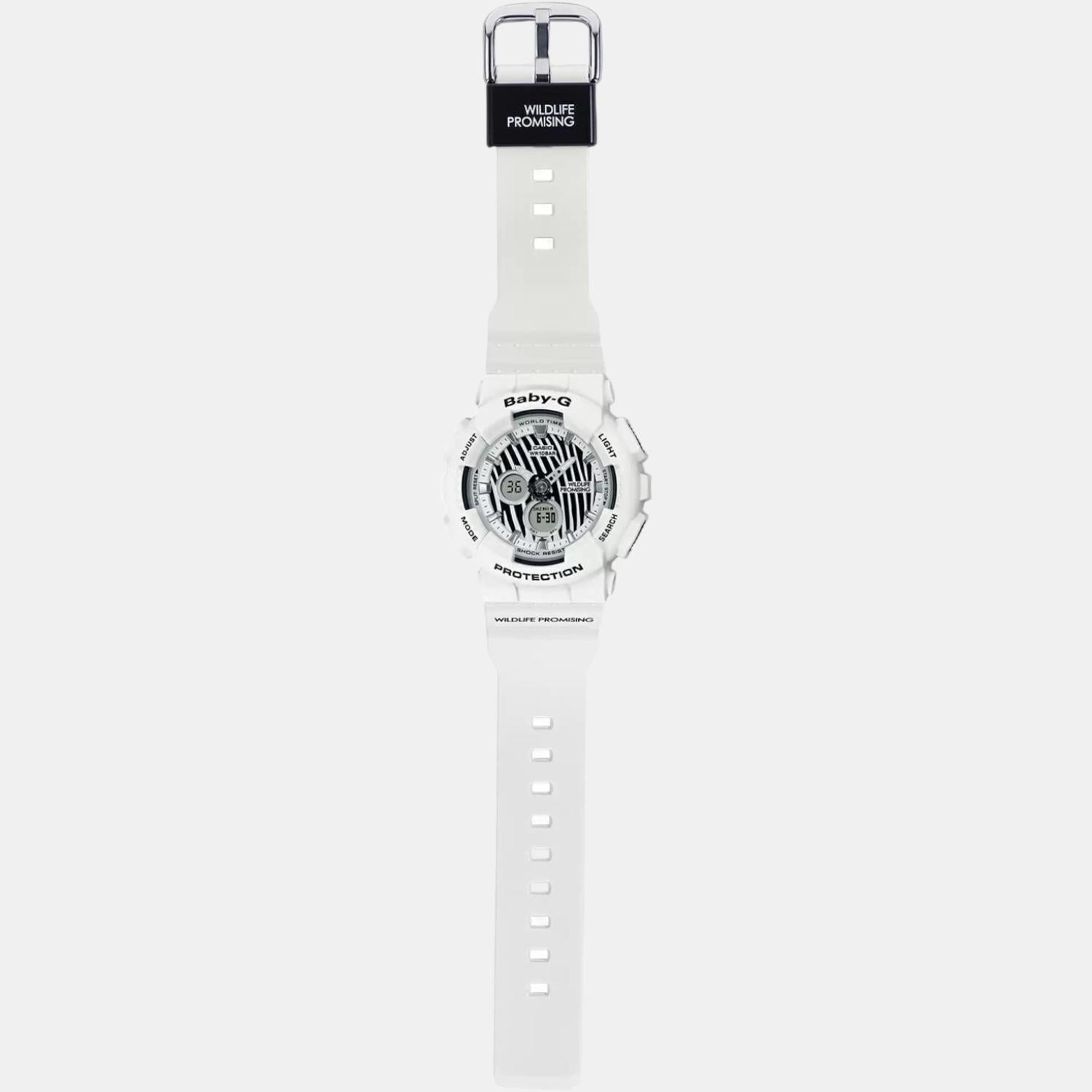 Baby-G Women Quartz Black Dial Analog-Digital Resin Watch BX197